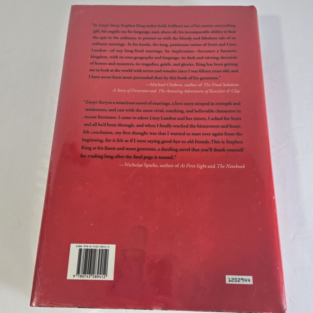Lisey's Story by Stephen King Hardcover Novel Brand New Factory Sealed - Picture 2 of 6